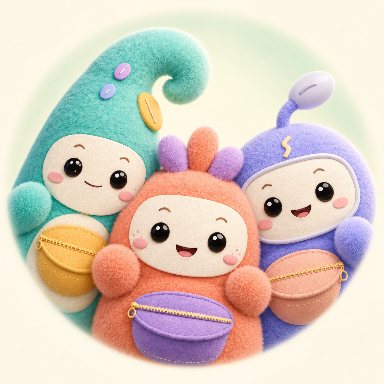 Lulu, Loli and Piko together